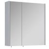  OTTO PLUS Gloss Light Grey 60cm Mirror Cabinet