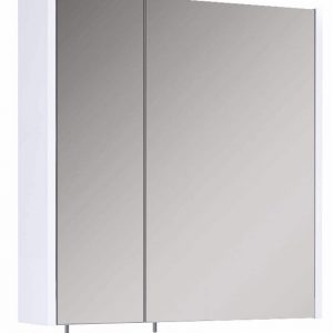 OTTO PLUS Gloss White 60cm Mirror Cabinet