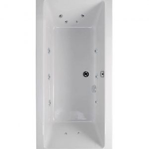 PACIFIC Double Ended 1700x750mm 12 Jet Bath