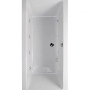 PACIFIC Double Ended 1700x750mm 8 Jet Bath