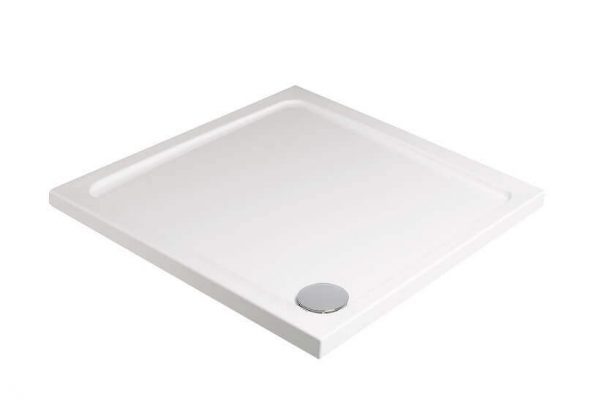  KRISTAL LOW PROFILE 1000 Square Shower Tray with FREE shower waste