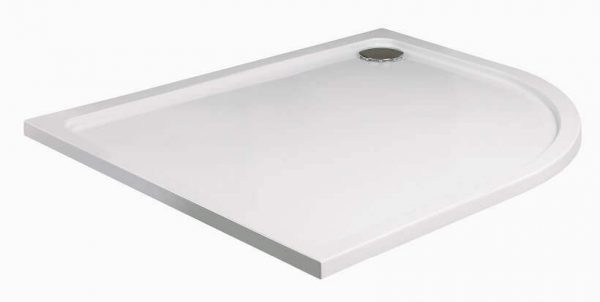  KRISTAL LOW PROFILE 1000x800 Offset Quadrant Shower Tray RH with FREE shower waste
