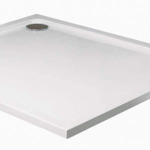 KRISTAL LOW PROFILE 1200x800 Offset Quadrant Shower Tray LH with FREE shower waste