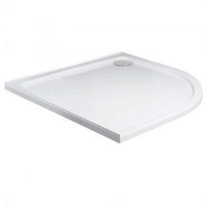 KRISTAL LOW PROFILE 900 Quadrant Upstand Shower Tray  with FREE shower waste