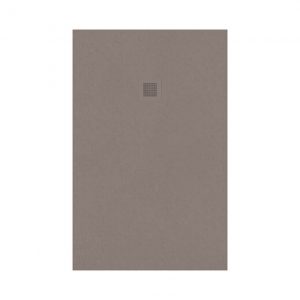 SLATE Taupe 1400x900 shower tray with FREE Shower Waste