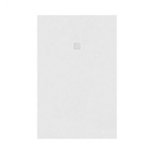 SLATE 1400 x 900 Shower Tray White - with FREE shower waste