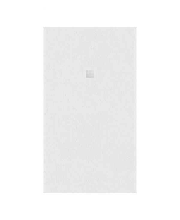  SLATE 1600 x 900 Shower Tray White - with FREE shower waste