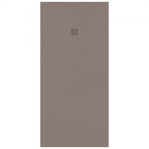 SLATE Taupe 1700x800 shower tray with FREE Shower Waste