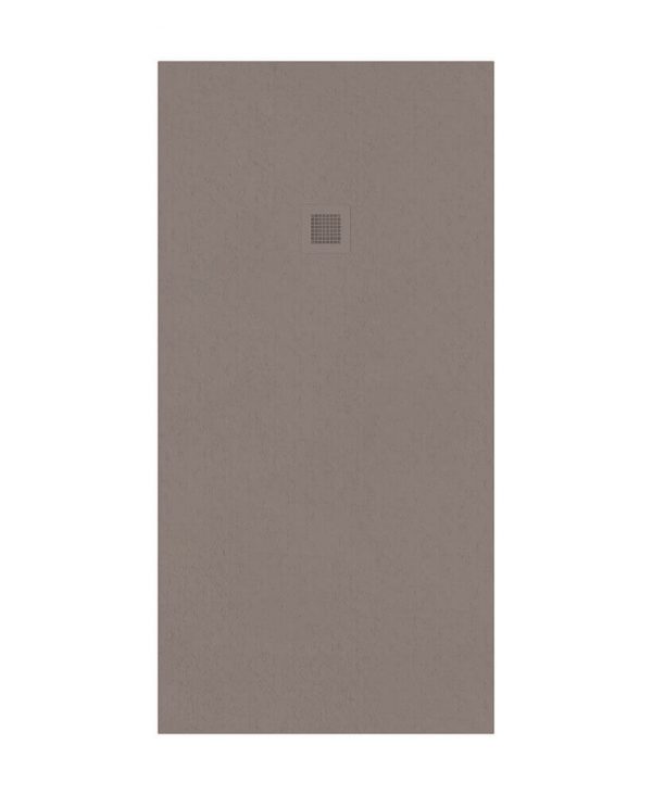  SLATE Taupe 1700x900 shower tray with FREE Shower Waste