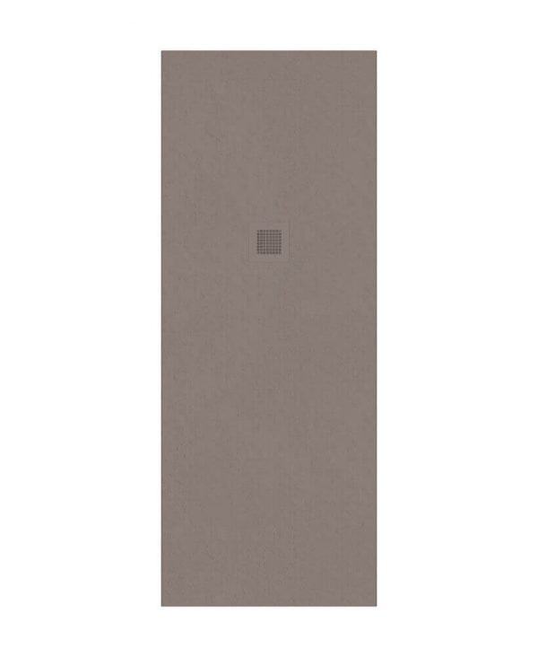 SLATE Taupe 1800x700mm Rectangular Shower Tray & Waste