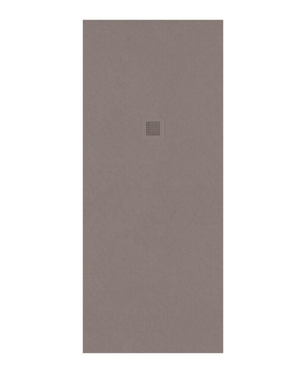 SLATE Taupe 1900x800 shower tray with FREE Shower Waste
