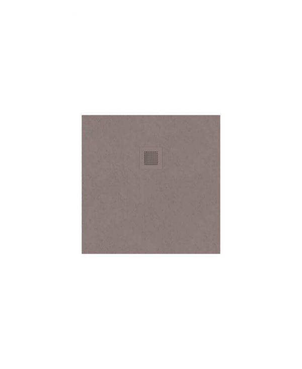 SLATE 800 x 800 Shower Tray Taupe - with FREE shower waste