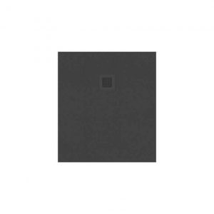 SLATE 900 x 800 Shower Tray Anthracite - with FREE shower waste