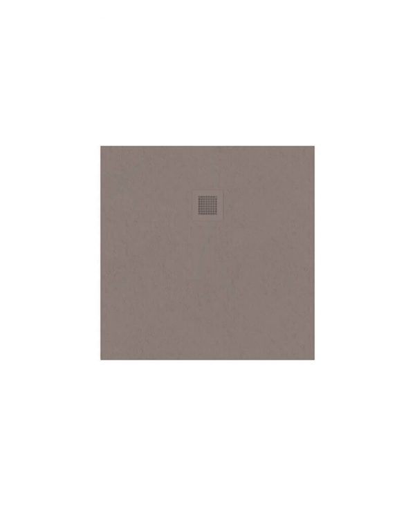  SLATE 900 x 900 Shower Tray Taupe - with FREE shower waste