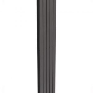 PIATTO Flat Tube Designer Radiator Vertical 1800 x 380 Double Panel Anthracite