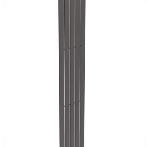 PIATTO Flat Tube Designer Radiator Vertical 1800 x 376 Single Panel Anthracite