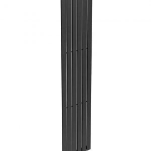 PIATTO Flat Tube Designer Radiator Vertical 1800 X 452 Single Panel Black