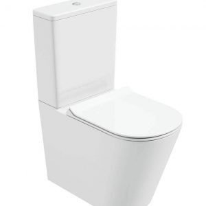 REFLECTIONS Fully Shrouded Rimless WC Pack - Slim Soft Close Seat