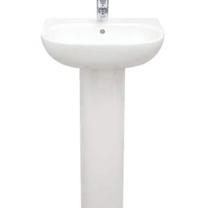 sigma 45cm washbasin 1th & full pedestal