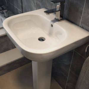 sigma 55cm washbasin 1th & full pedestal