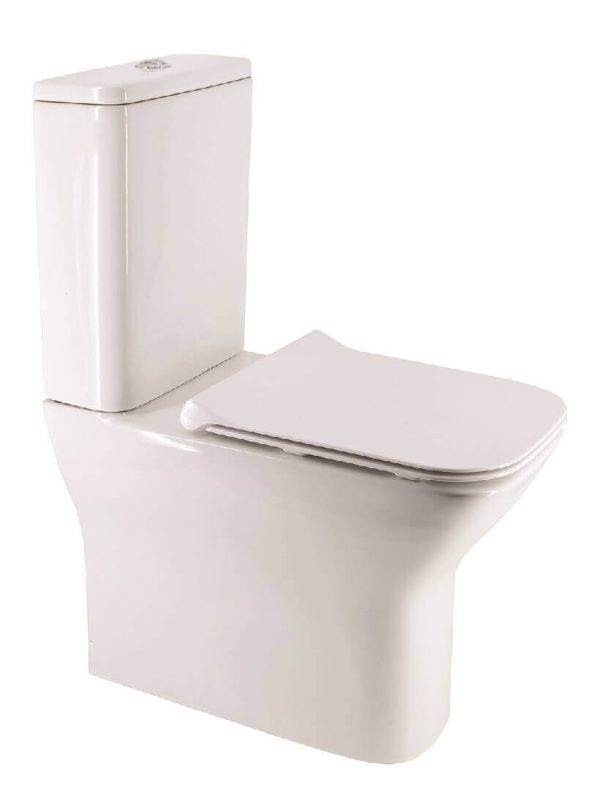  SOPHIA Rimless Comfort Height Fully Shrouded WC-Slim Soft Close Seat
