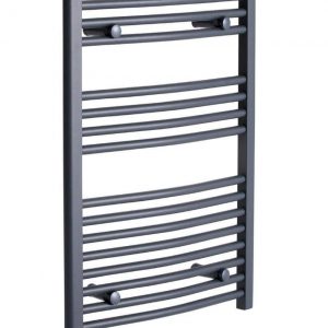 SONAS 800 x 500 Curved Towel Rail - Anthracite