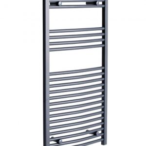 SONAS 1200 x 500 Curved Towel Rail - Anthracite