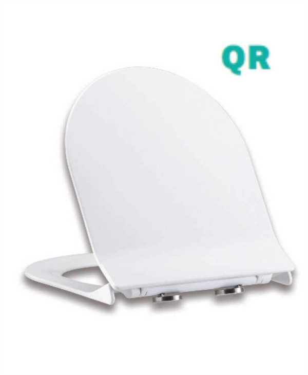  DELTA D Shaped Slim Toilet Seat with Soft Close Quick Release