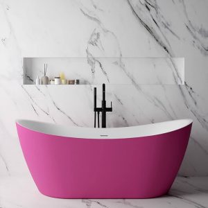 LYRA Floor Standing Bath 1700X800X680 with custom colour
