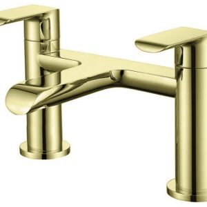 SCOPE Deck Mounted Bath Filler Brushed Gold