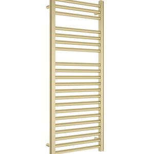 ARYA 1200 x 500 Towel Warmer Stainless Steel Brushed Gold