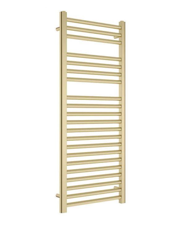  ARYA 1200 x 500 Towel Warmer Stainless Steel Brushed Gold
