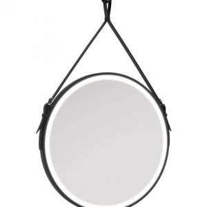 ASTRID STYLE Rope Feature Illuminated Round 600x600mm Mirror