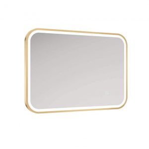 ASTRID Beam Gold Illuminated Metal Frame Rectangle 500x700mm Mirror