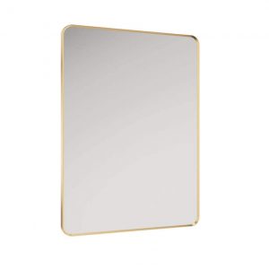 ASTRID Gold Non-illuminated Metal Frame Rectangle 600x800mm Mirror