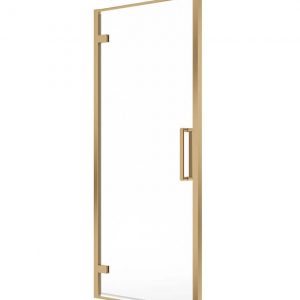ASPECT 8mm Hinged Door 760mm Brushed Gold