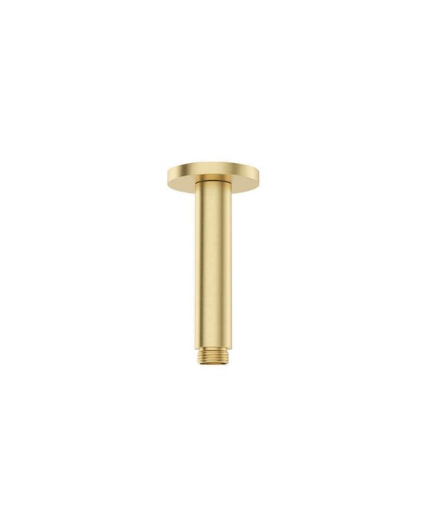  SYNC Round Ceiling Shower Arm 200mm Brushed Gold