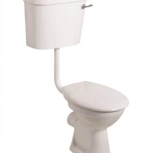 STRATA Low Level WC Side Supply Cistern-Soft Close Seat